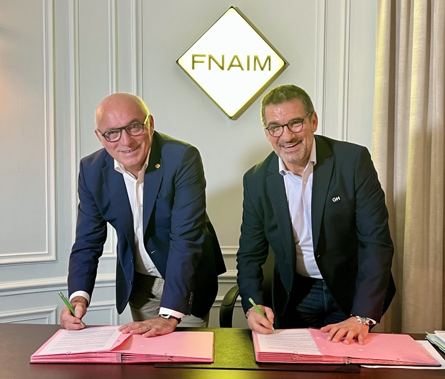 Loïc Cantin, président de la FNAIM - Stéphane Fritz, président de Guy Hoquet l'Immobilier