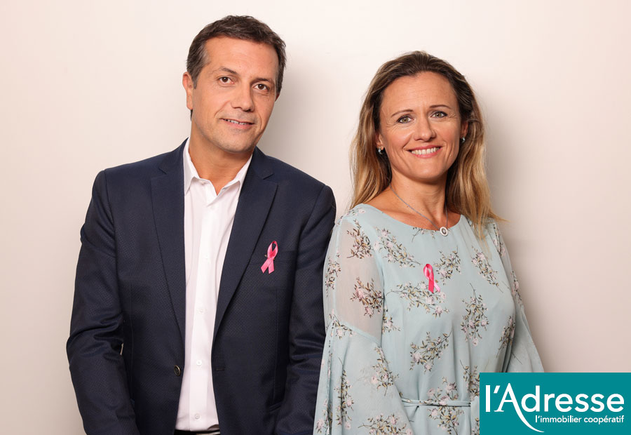 Brice Cardi Président l'Adresse et Béatrice Favat-Poinsot, Présidente Fondation l'Adresse