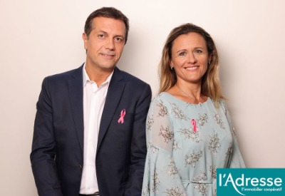 Brice Cardi Président l'Adresse et Béatrice Favat-Poinsot, Présidente Fondation l'Adresse
